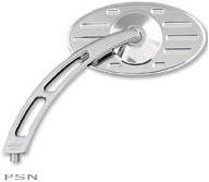 Pro 1 chrome billet aluminum mirrors with clear glass