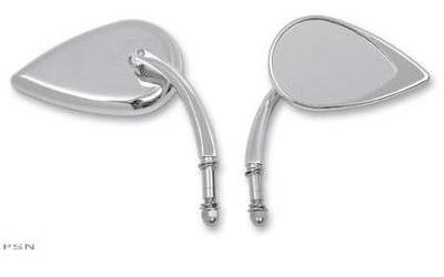 Tank tuff tear-drop mirrors