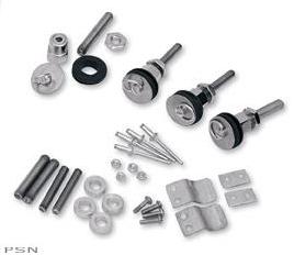 Saddlemen™ quick-disconnect saddlebag docking post and fastener kits