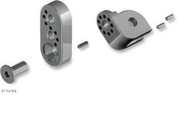 Cycle pirates 360° adjustable footpeg mount kit and footpegs
