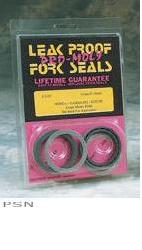 Leak proof fork seals and wiper seals