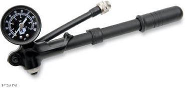 Progressive suspension gauge-mounted pumps