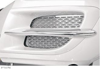 Show chrome™ fairing side and radiator accents