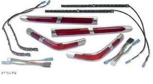 Show chrome™ led trunk and saddlebag  molding inserts