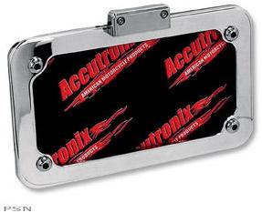 Accutronix license plate frame and mount brackets
