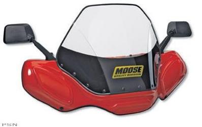 Moose® utility division fairing windshields with mirrors