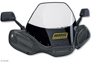 Moose® utility division fairing windshields with mirrors