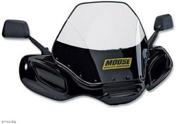 Moose® utility division fairing windshields with mirrors