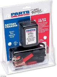 Parts unlimited 750ma 12v battery smart charger