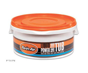Twin air liquid power filter oil and oiling tub