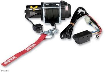 Moose plow 1,700-lb. winch with synthetic rope