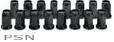 Ams™ 10mm flat lug nuts