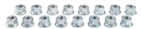 Ams™ 10mm flat silver lug nuts