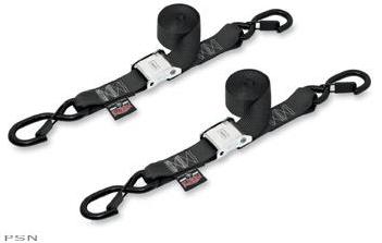 Powertye® 1 1/2”  cam-buckle with safety latch hooks