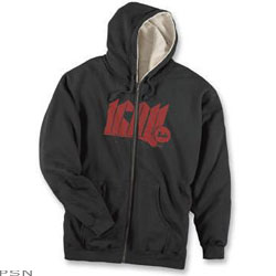 Icon men's high density zip-front hoody
