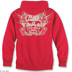 Icon men's tyranny zip-front hoody