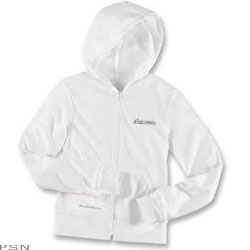 Icon women's hella rhinestone zip-up hoody