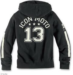 Icon women's retro zip-up hoody