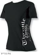 Throttle threads women's basic t-shirt