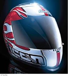 Icon airframe claymore chrome helmet