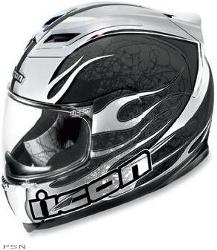 Icon airframe claymore chrome helmet