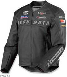 Icon men's automag hero leather jacket