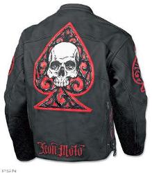Icon men's daytona dead man’s hand leather jacket