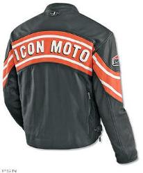 Icon men's daytona vintage flattrack leather jacket