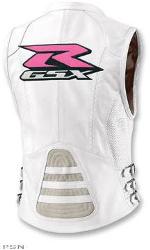 Icon women’s leather bombshell gsxr® vests