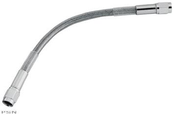 Precision performance stainless steel dot clear coat brake hoses