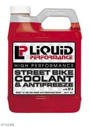 Liquid performance racing coolant and anti-freeze