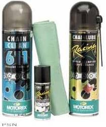 Motorex racing chain clean & lube kit