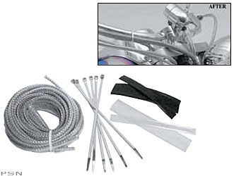 Baron custom accessories cable, hose & wire dress up kit