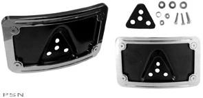 Biker’s choice® 2-piece curved license plate frame