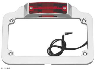 Biker’s choice® twin light license plate frame