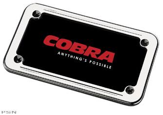 Cobra™ billet license plate frames
