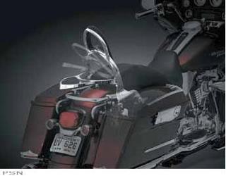 Kuryakyn® transformer™ backrest with fold-down luggage rack