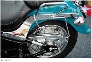 Mc enterprises chrome saddlebag guard for kawasaki