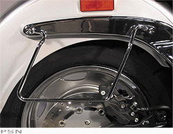 Mc enterprises chrome saddlebag guard for suzuki