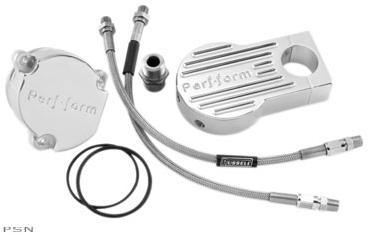 Perf-form oil filter / cooler relocation kit