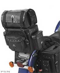 Ameritex bike pack with detachable travel case/ sissy bar bag