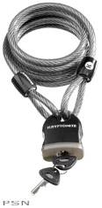 Kryptonite® kryptoflex® 818 looped cable and key padlock