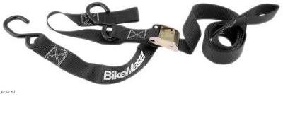 Bikemaster® 1-1/2” integrated and ratchet tiedowns