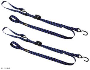 Ek motor sports® ratchet cat dual clip soft end tiedown strap
