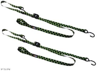 Ek motor sports® ratchet cat dual clip soft end tiedown strap