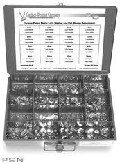 Gardner-westcott metric chrome washer assortment