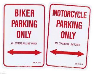 Parking signs