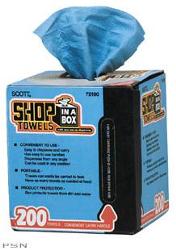 Shop towels in a box