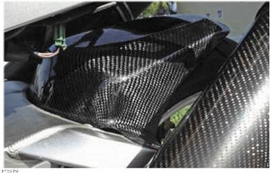 Carbon fiber works, inc. rear hugger fender