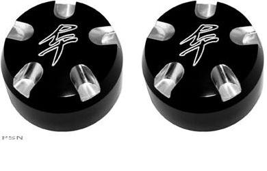 Roaring toyz engraved fork caps